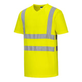 Portwest V-Neck T-Shirt Mesh Inserts S179