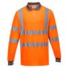 Portwest Long Sleeved Cotton Comfort Polo S271