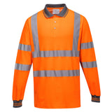 Portwest Long Sleeved Cotton Comfort Polo S271