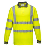 Portwest Long Sleeved Cotton Comfort Polo S271