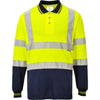 Portwest Two-Tone Long Sleeved Polo S279