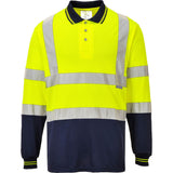 Portwest Two-Tone Long Sleeved Polo S279