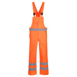 Portwest Hi-Vis Breathable Rain Bib and Brace S388