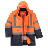 Portwest Hi-Vis 7-in-1 Contrast Traffic Jacket S426