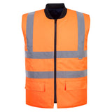 Portwest Hi-Vis Reversible Bodywarmer S469