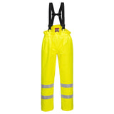 Portwest Bizflame Rain Unlined - Hi Vis Antistatic FR Trouser S780