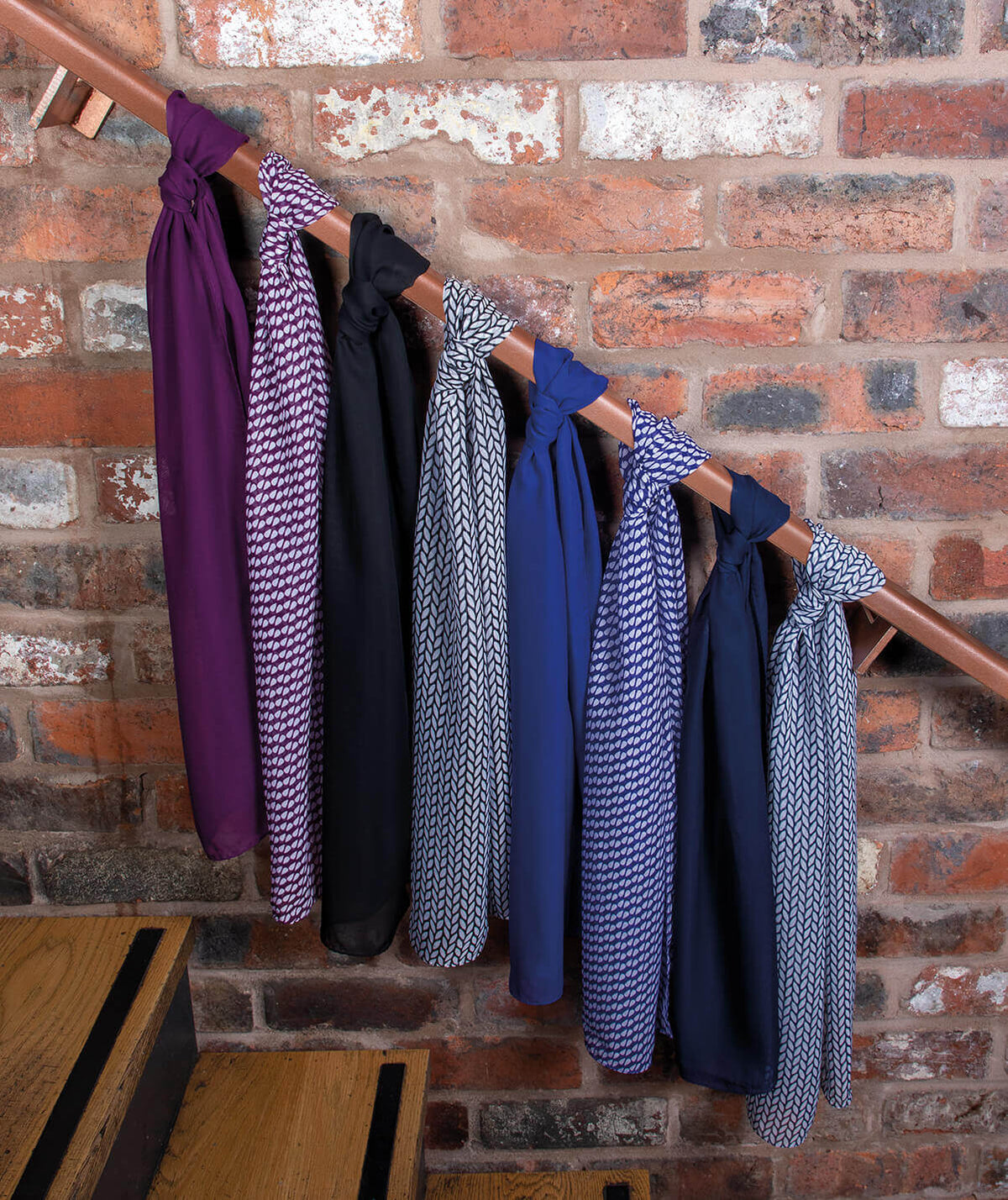 Disley Patterned Uniform Scarf - image 1