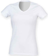 SF Clothing Ladies Feel Good Stretch V Neck T-Shirt SK122
