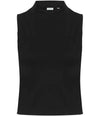 SF Clothing Ladies High Neck Crop Vest SK170 - front view