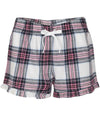 SF Clothing Ladies Tartan Frill Lounge Shorts SK82