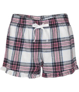 SF Clothing Ladies Tartan Frill Lounge Shorts SK82