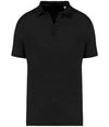 Spasso Linen Poloshirt SP220 - Black