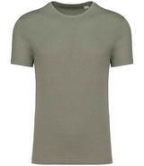 Spasso Unisex Organic Cotton Linen Blend T-Shirt SP325 - Almond Green