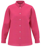 Spasso Ladies Long Sleeve Oversized Linen Shirt SP501