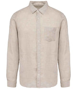Spasso Long Sleeve Linen Shirt SP504