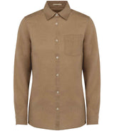 Spasso Ladies Long Sleeve Linen Shirt SP505