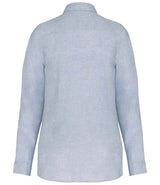 Spasso Ladies Long Sleeve Linen Shirt SP505