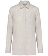 Spasso Ladies Long Sleeve Linen Shirt SP505