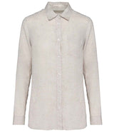 Spasso Ladies Long Sleeve Linen Shirt SP505