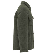 Spasso Unisex Sherpa Drop Shoulder Overshirt SP508