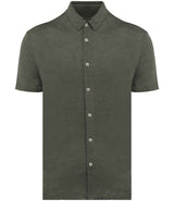 Spasso Short Sleeve Linen Shirt SP517
