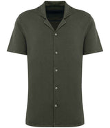 Spasso Jersey Short Sleeve Bowling Collar Shirt SP522