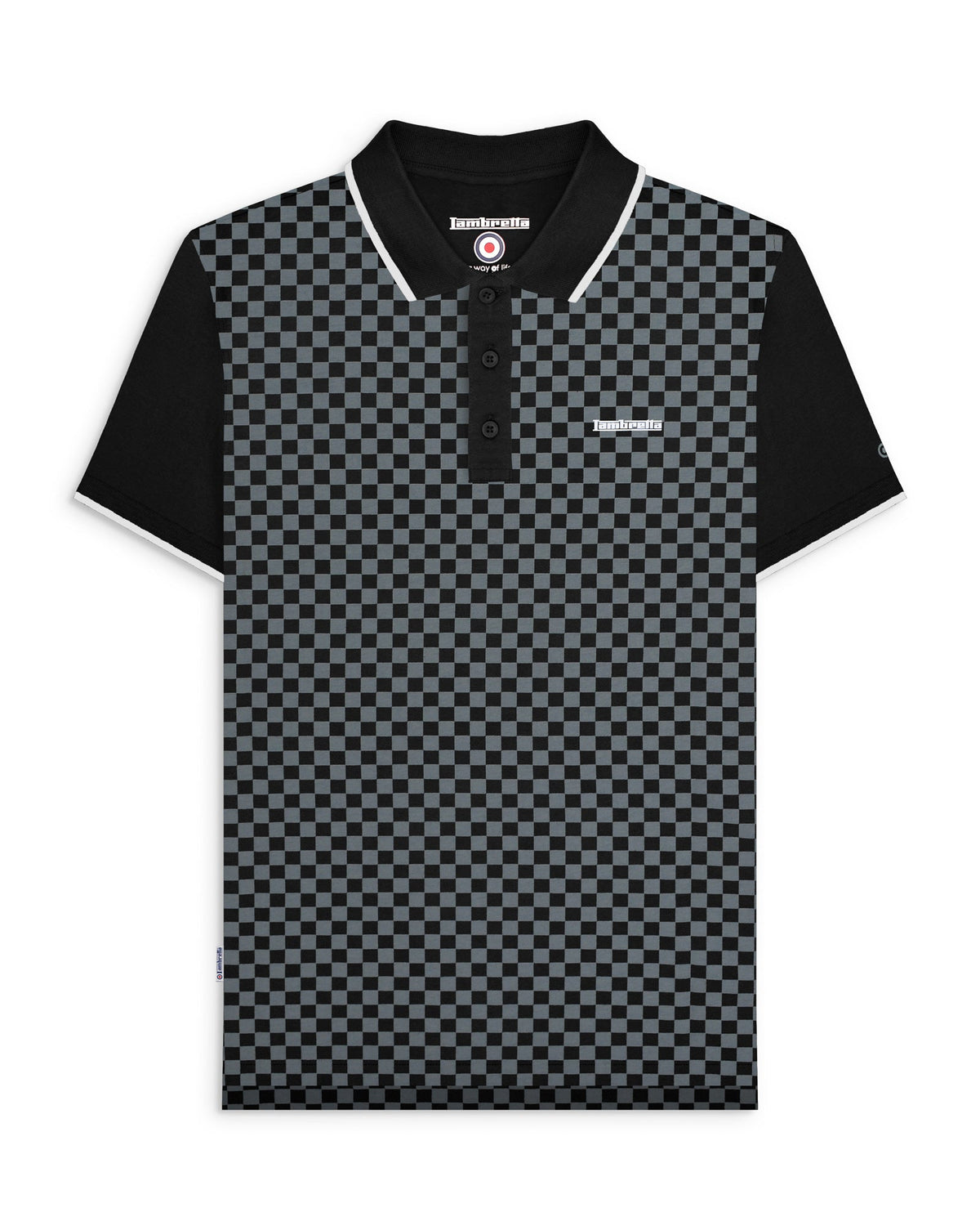 Lambretta Two Tone AOP Polo SS1224