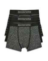 Lambretta 3 Pack Paisley Boxer SS1549