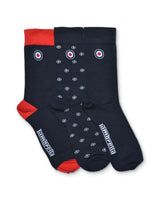Lambretta 3 Pack Target Sock SS1557