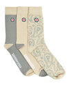 Lambretta 3 Pack Paisley Sock SS1558