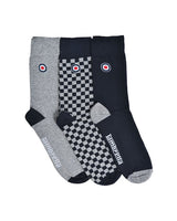 Lambretta 3 Pack Checker Sock SS1560