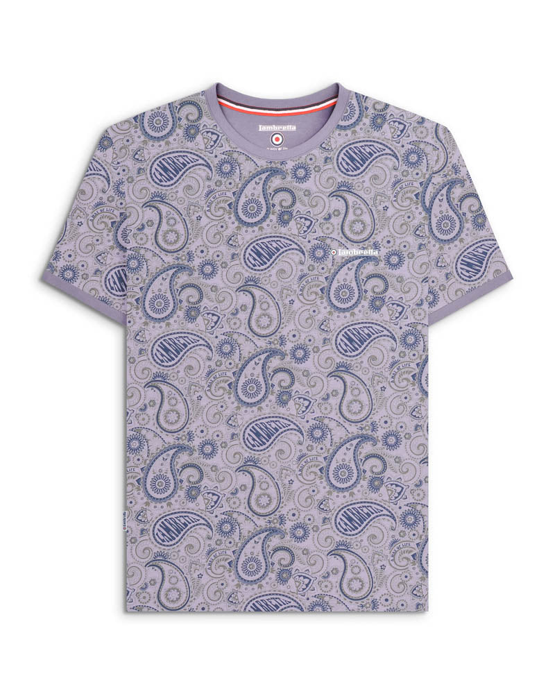 Lambretta Paisley Brand Tee SS3000