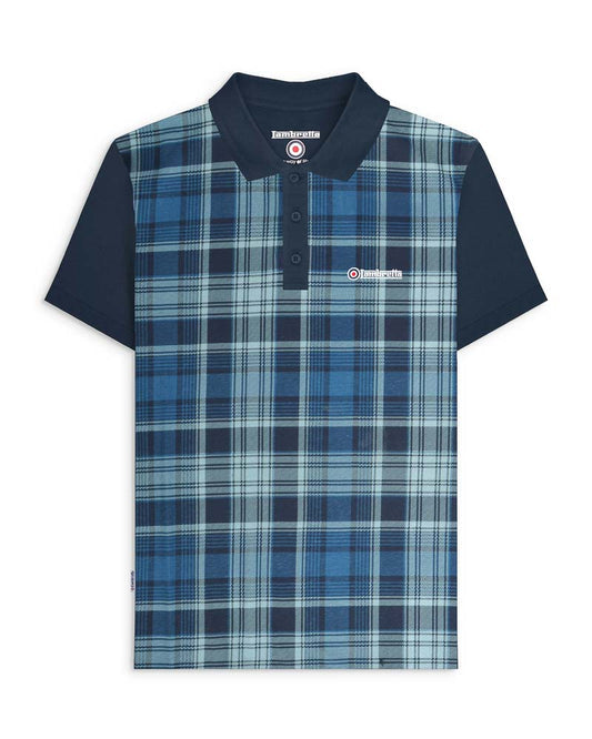 Lambretta Check Print Polo SS6015