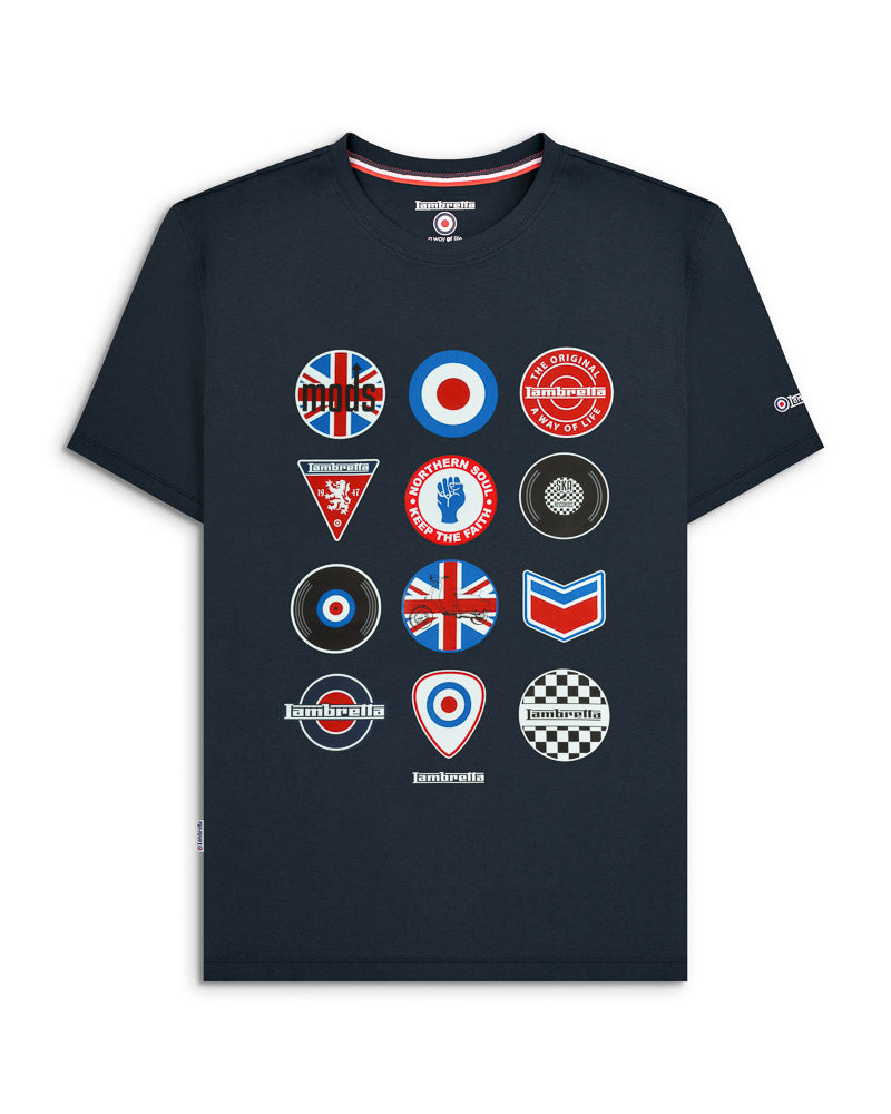 Lambretta Badges Tee SS6021