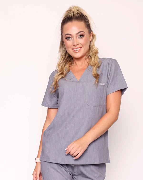 Simki Nova One Pocket Scrub Top - BEH-4957
