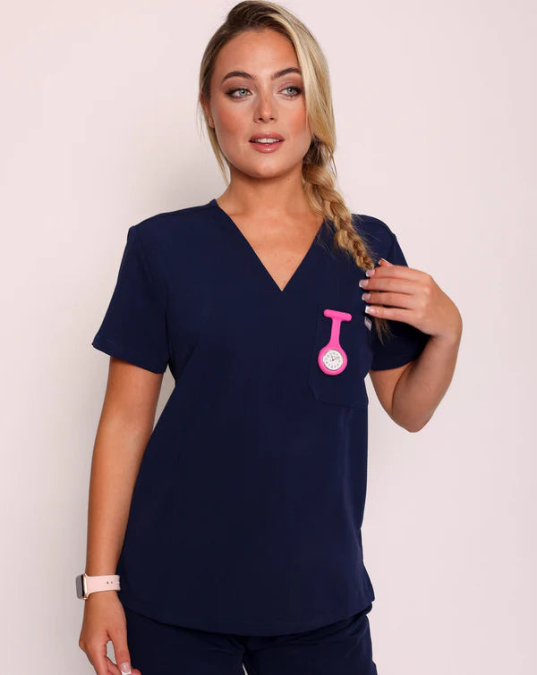 Simki Nova One Pocket Scrub Top - BEH-4957