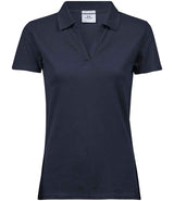 Tee Jays Ladies Luxury Stretch V Neck Polo Shirt T1409