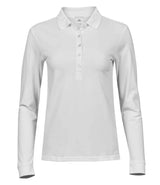 Tee Jays Ladies Luxury Stretch Long Sleeve Polo Shirt T146