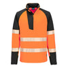 Portwest PW3 Hi-Vis 1/4 Zip Sweatshirt T172