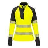 Portwest PW3 Hi-Vis Women's 1/4 Zip Sweatshirt T173
