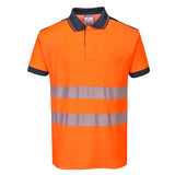 Portwest PW3 Hi-Vis Polo Shirt Short Sleeve T180