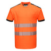 Portwest PW3 Hi-Vis Short Sleeve T-Shirt T181