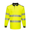 Portwest PW3 Hi-Vis Polo Shirt Long Sleeve T184