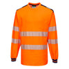 Portwest PW3 Hi-Vis Long-Sleeve T-Shirt T185