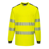 Portwest PW3 Hi-Vis Long-Sleeve T-Shirt T185