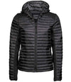 Tee Jays Ladies Crossover Hooded Padded Outdoor Jacket T9611