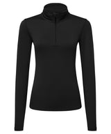 TriDri Women's TriDri recycled long sleeve brushed back ¼ zip TR121 - front view