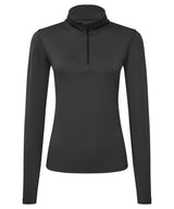 TriDri Women's TriDri recycled long sleeve brushed back ¼ zip TR121 - front view