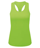 TriDri Women's TriDri recycled performance slim racer back vest TR527 - front view