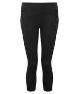 TriDri Women's TriDri recycled performance leggings ¾ length TR530 - front view